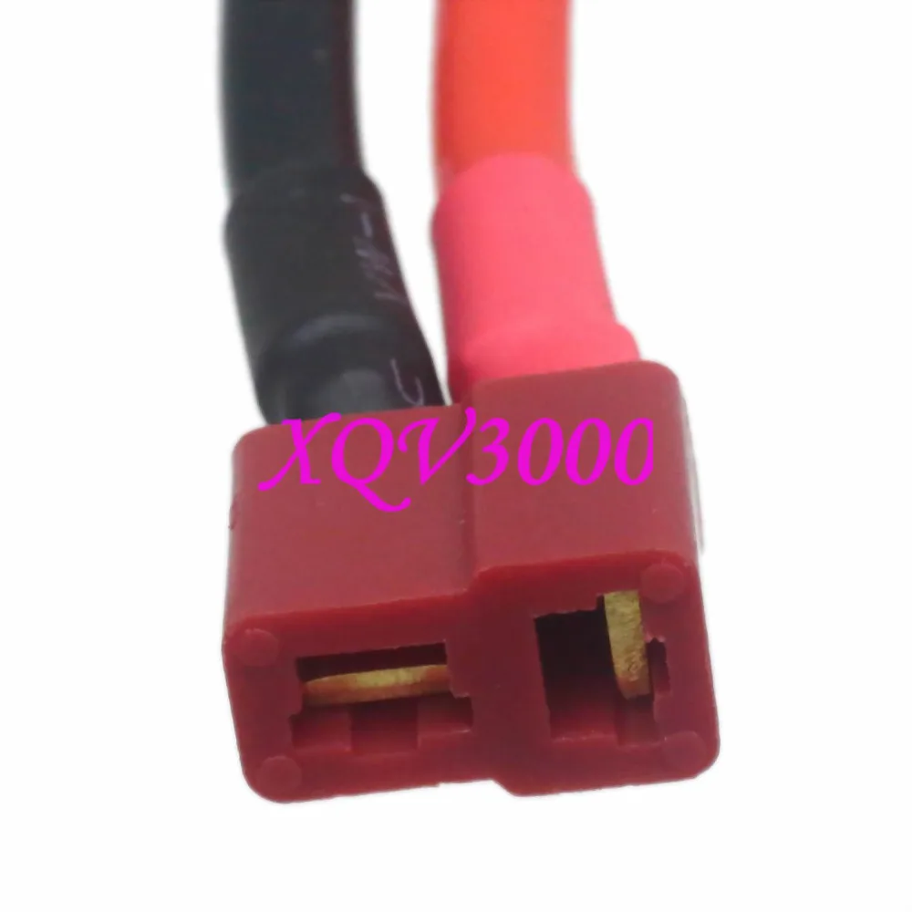 Адаптер XT90/Φ штекер Т разъем (стиль Deans) гнездовой 12AWG 5 см кабель|adapter connector|l