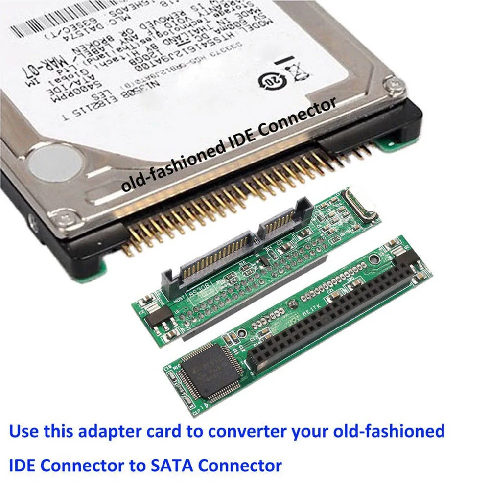 1 Pcs Universal 44 Pin 2,5 Zoll IDE zu SATA Laptop Notebook Festplatte