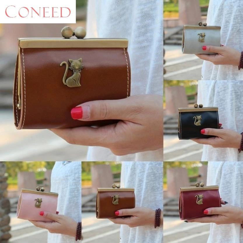 

CONEED Charming Nice Womens Retro Clutch Hasp Key Change Wallet Purse Coin Bag Mini Handbag Best Gift Drop Shipping Sep20