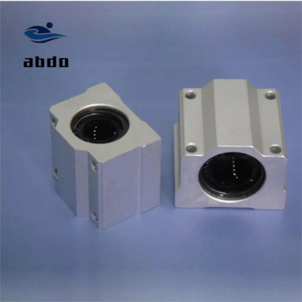 

High quality 2 pcs SC12UU SCS12UU Linear motion ball bearings slide block bushing for 12mm shaft Pillow Block with CNC Parts