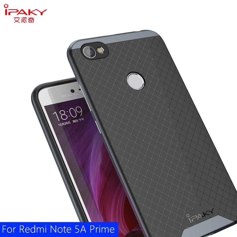Для Xiaomi Redmi Примечание 5A Prime Чехол iPaky PC бампер + Мягкий ТПУ силиконовый