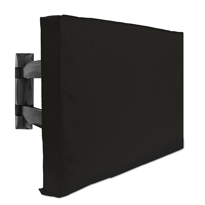 Premium Weatherproof & Dustproof Beige Outdoor TV Cover