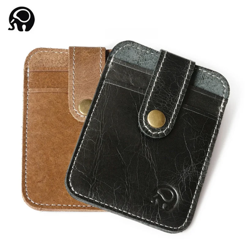 

new Cowhide leather men card package documents package clip cards sets men working sets work card holder Key Bag Slim wallet
