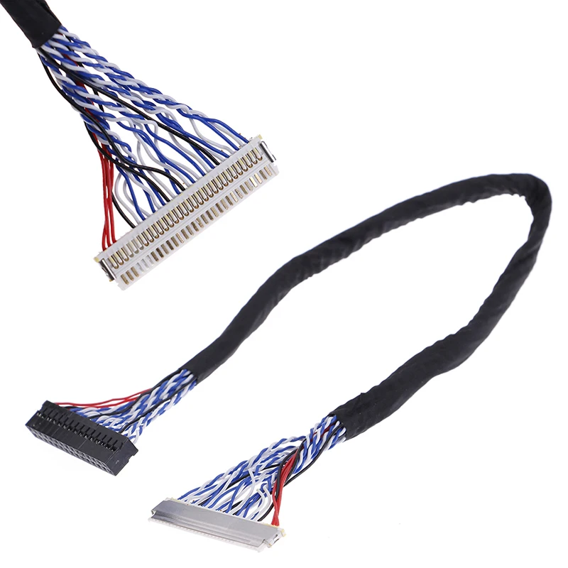 1 шт. x кабель LVDS 8 бит FIX 30 контактов 2ch для 17 19 22 26 дюймов ЖК/светодиодный контроллер
