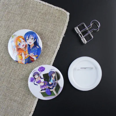12 видов LoveLive! Школьный идол проект фигурка модель брошь булавки броги круглый