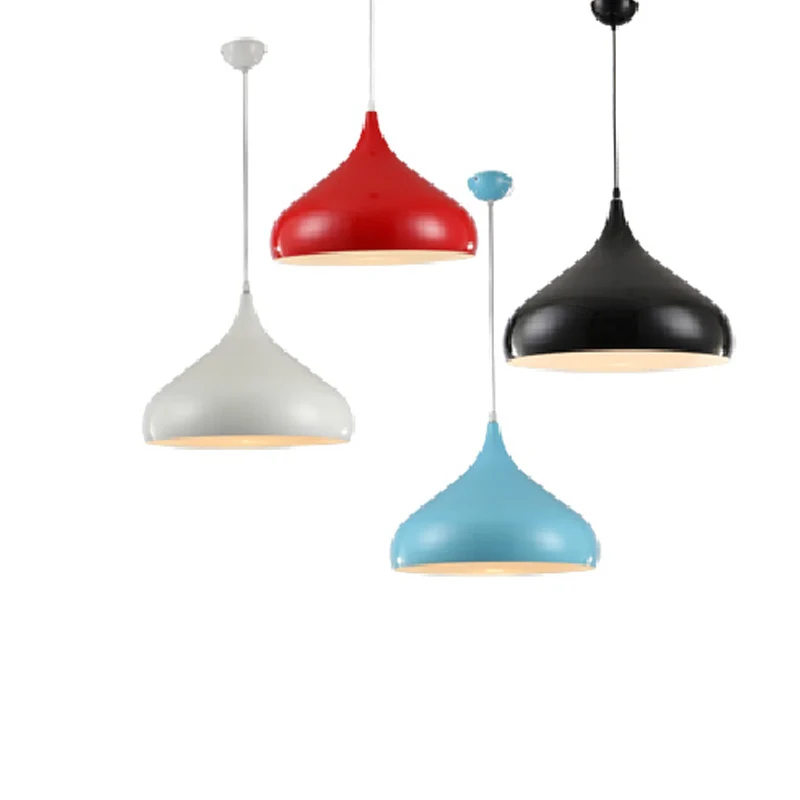

led pendant lamp for coffee bar, home, office, bars. restaurant, shopping mall colorful red, green, yellow singe pendant lamps