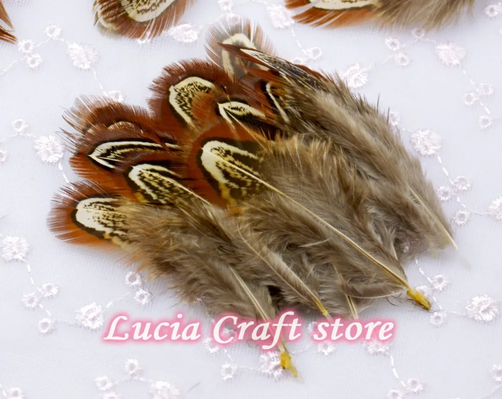 Lucia crafts, 12 шт, 4-7 см, многоцветные, сделай сам, для свадебной вечеринки, декоративные перья фазана, перья, натуральные перья для домашнего декора, H0512