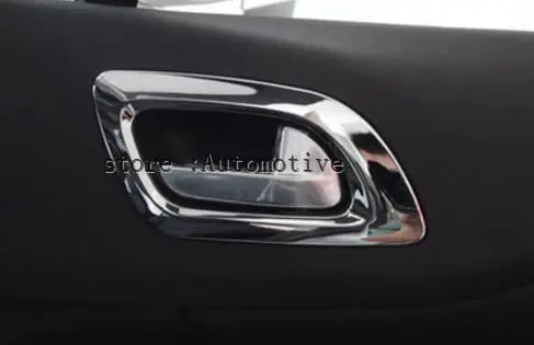 

ABS CHROME DOOR inside handle TRIM 4pcs/set for 09 10 for CITROEN C4 C 4 2009 2010