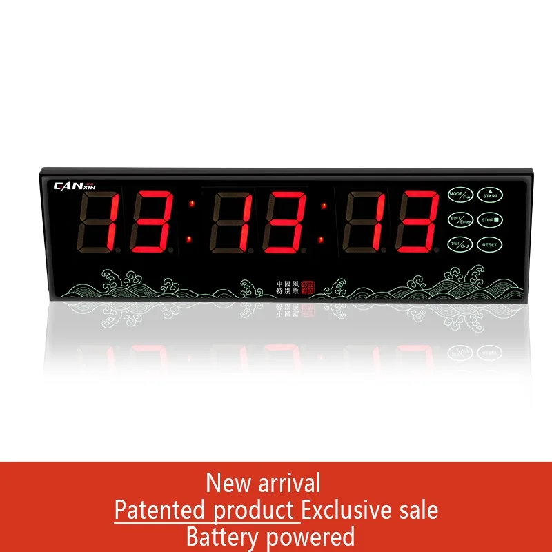 

[GANXIN] battery powered led countdown count up timer stopwatch clock modern design smart clock child alarm clock