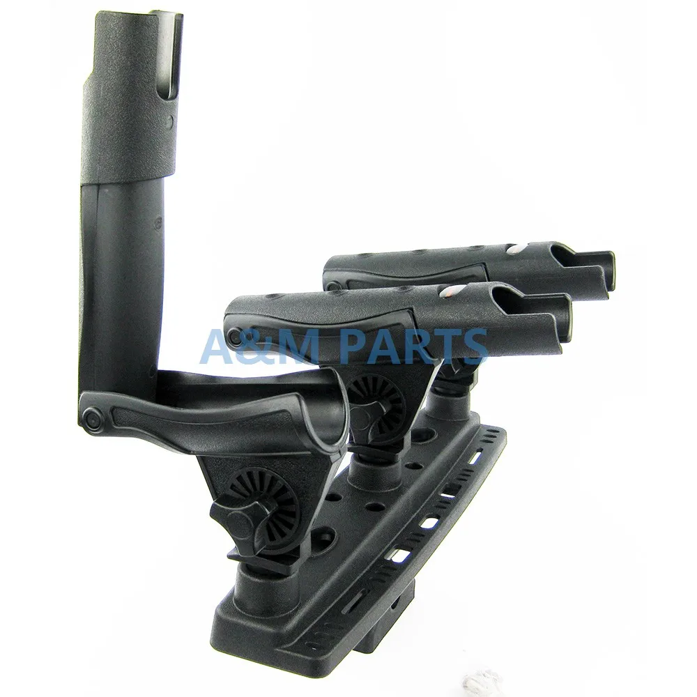 Marine Fishing Rod Holder 3 Tube Triple Adjustable Boat Fishing Rod