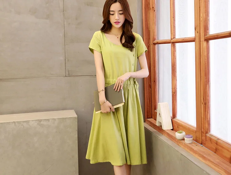 knee length cotton summer dresses uk