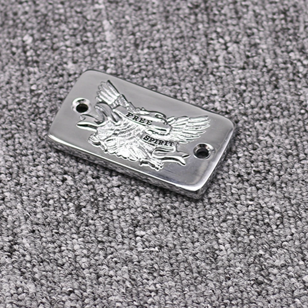 Moto Tappo Serbatoio Coperture Chrome Billet Brake Fluid Reservoir Caps Tappo Olio Tappo Di Copertura Per Suzuki Intruder 1400 1500 S83