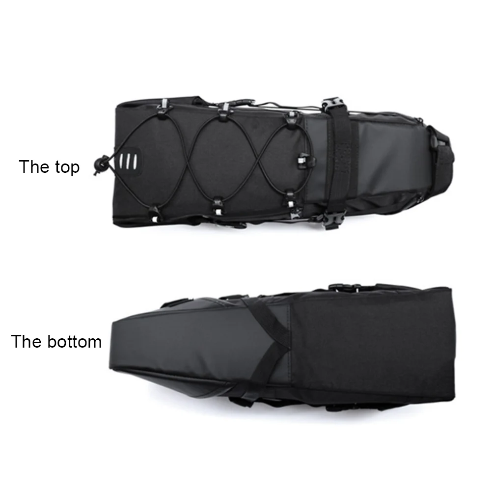 Top Adjustable Extendable 3L 10L Bicycle Seatpost Bag Bike Saddle Seat Storage Pannier Cycling MTB Road Rear Water Pack Rack 5