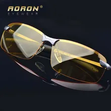 AORON Sunglasses Polarizer Night Vision Goggles sunglass men’s car Driving Glasses Anti-glare Shade Automobile Eyewear