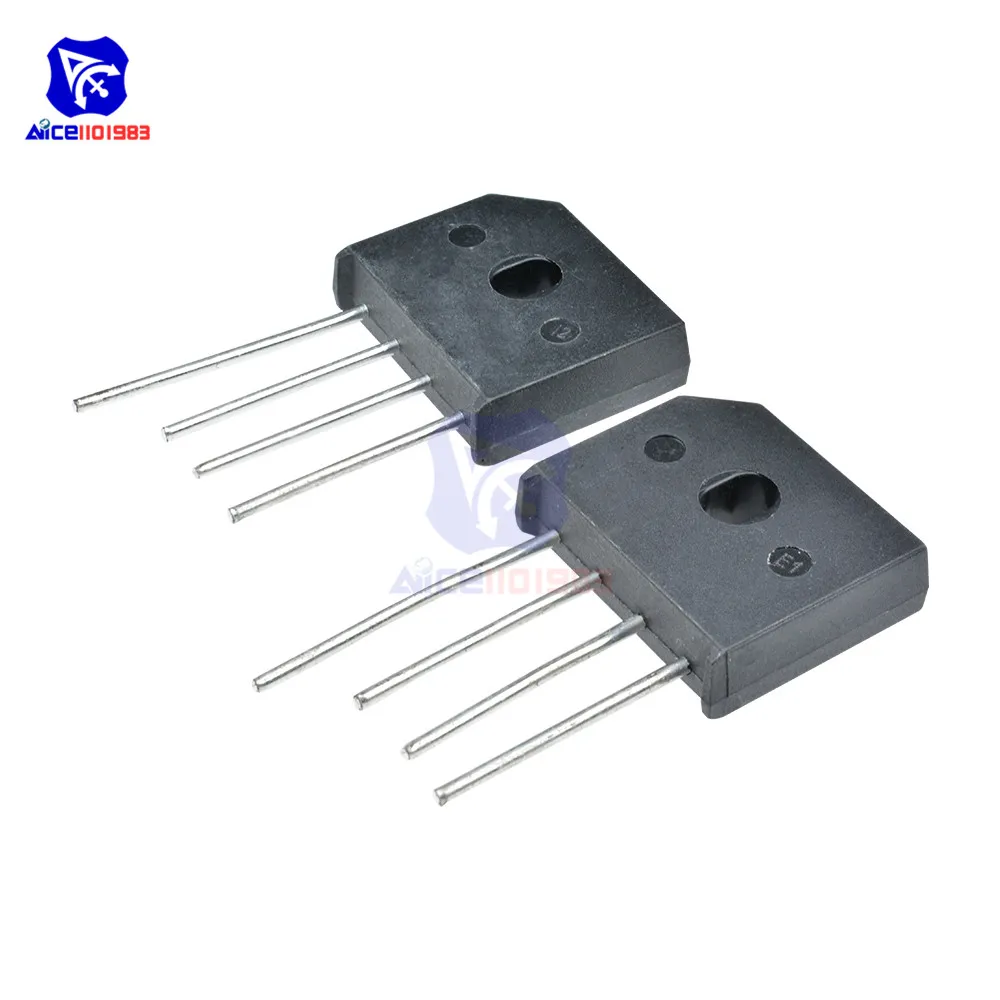5PCS/Lot Bridge Rectifier Diode KBU810 SIP-4 8A 1000V Single Phase Bridge Rectifier Original Integrated Circuit