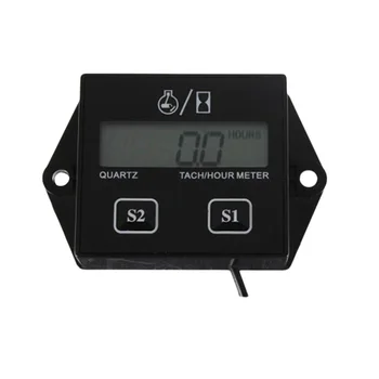 

New Arrival Hour Meter Digital Engine Tachometer Gauge Inductive For Motorcycle Motor Stroke Engine Spark