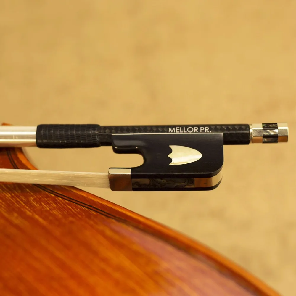 Diamond Carbon Fiber Cello Bow Ebony Frog Melody Tone Great Elasticity