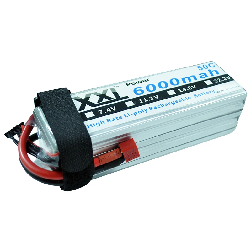 

XXL RC Lipo Battery 6000Mah 18.5V 5S 50C MAX 100C Li-Po Battery for RC Helicopter Qudcopter Car Airplane