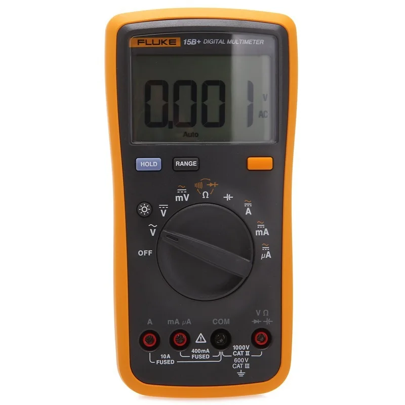 FLUKE 15B+ F15B+ Auto Range Digital Multimeter Tester DMM with TL75 test leads high precision multifunction multimeter 1