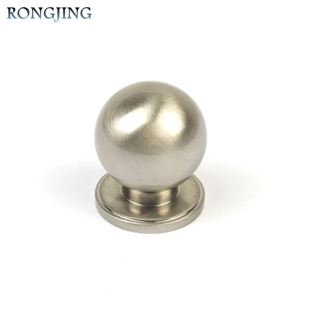 

2x Round Modern Kitchen Cabinet Drawer Knobs Cupboard Closet Dresser Drawer Handles Wine Box Pulls Nickel Brushed