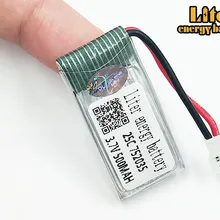 20 шт./партия 3,7 V 500 mAh литий-полимерный аккумулятор Hubsan H107D FY310B m62R di feida DFD F180 RC вертолет 752035 XH штекер 25C