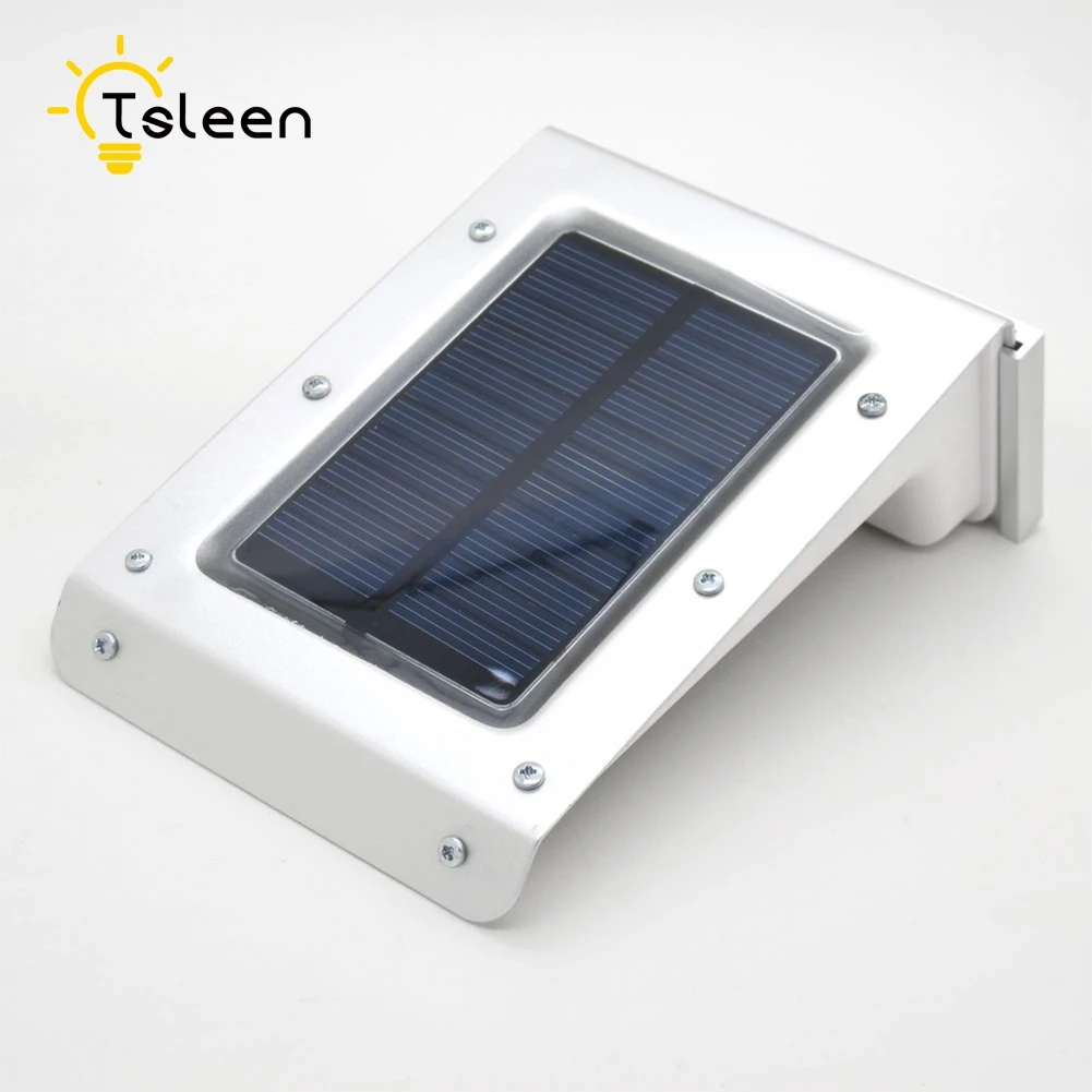 

TSLEEN lamparas solares exterior 20 LED Outdoor Wireless Solar Power PIR Sensor Wall Light Yard Security Garden Aluminum Lamp