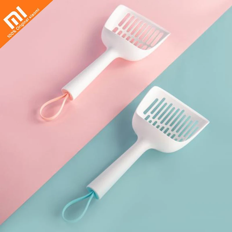 

2color Origianl xiaomi mijia antibacterial cat litter 7.5mm hole 5.5mm special shovel ABS precision hole saves time and energy