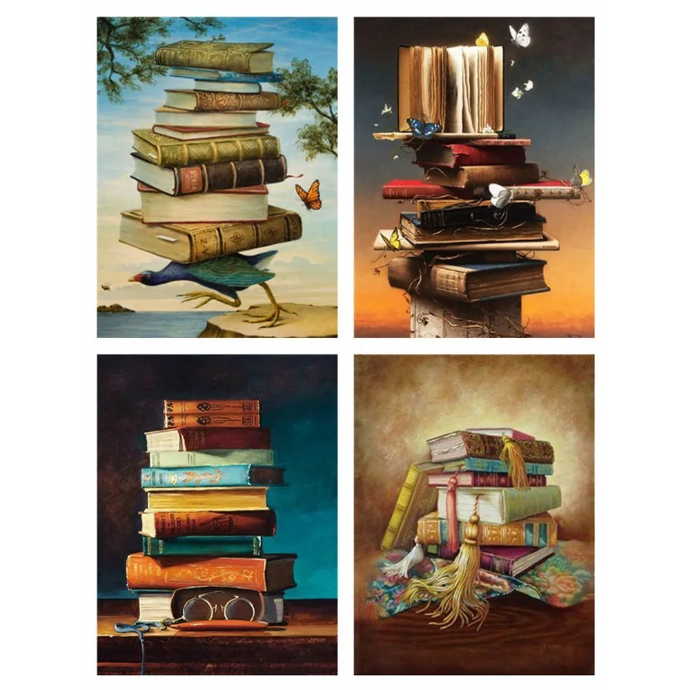 

HUACAN Diamond Painting Book Diamond Embroidery Cartoon Resin Rhinestone Full Drill Mosaic Home Decor