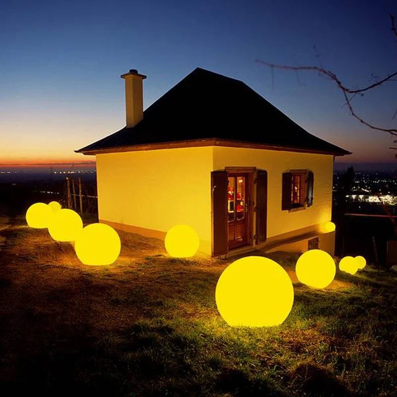 D40cm 16 Color Change LED Light Ball Remote Control IP68 водонепроницаемый бассейн плавающие шары
