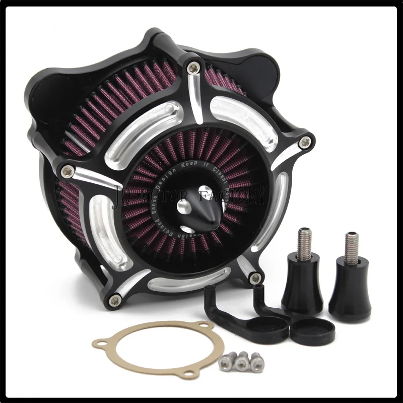 

Motor CNC Air Filter Cleaner Intake System For Harley Touring Road King Road Glide 2008 2009 2010 2011 2012 2013 2014 2015 2016