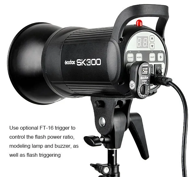 Godox SK300 Профессиональные студийные вспышки серии sk 110 В 300WS 5600 К flash studio свет лампы Великобритании США ЕС разъем