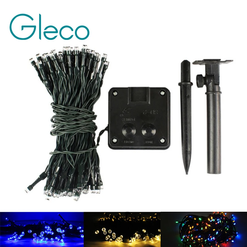 7M 12M 22M LED Solar String Fairy Lights Waterproof Outdoor Solar Powered 8 Mode Solar Light For ...