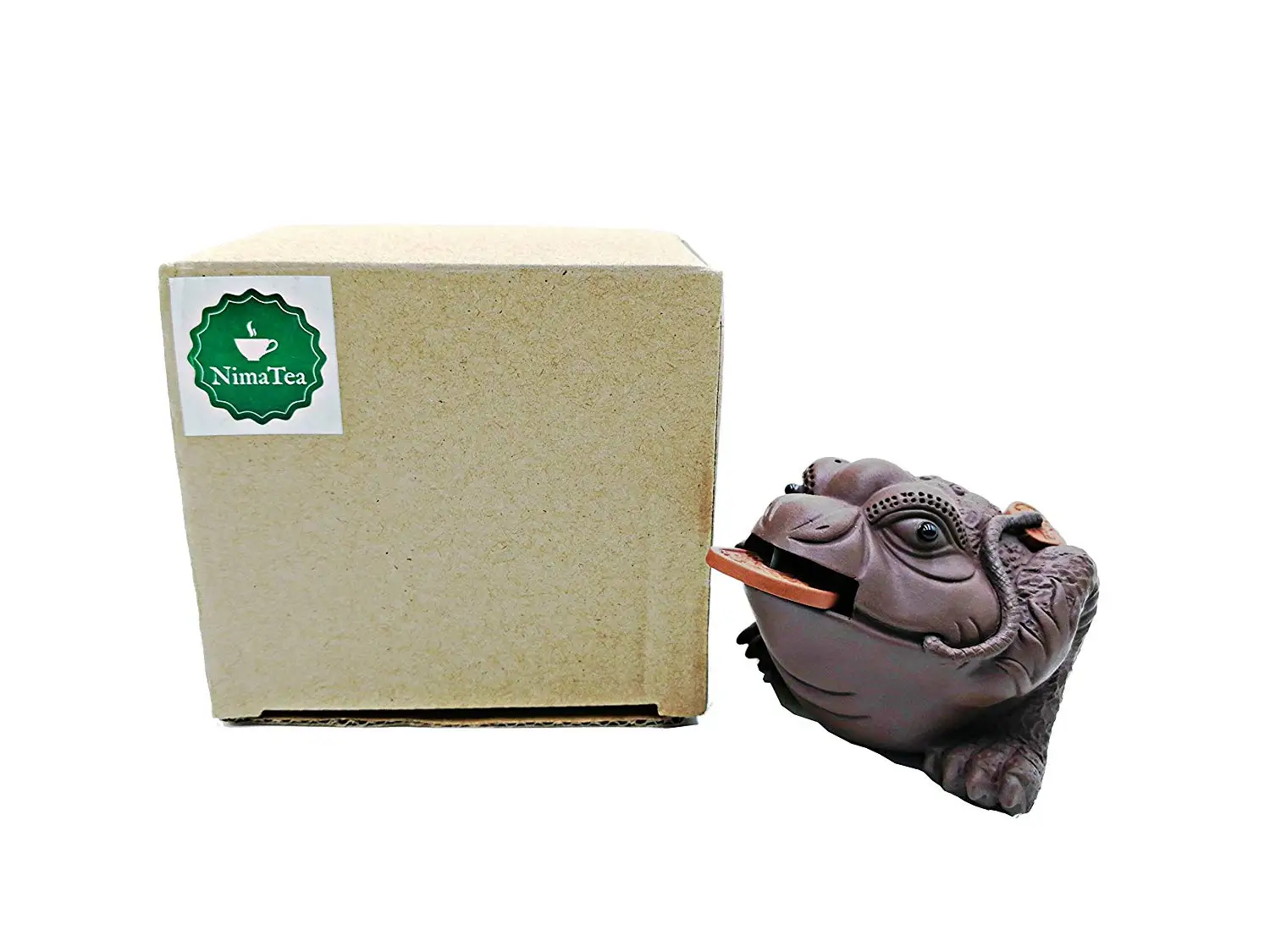 Китайский чай Zisha Lucky Toad традиционный фиолетовый ручной работы домашнее животное