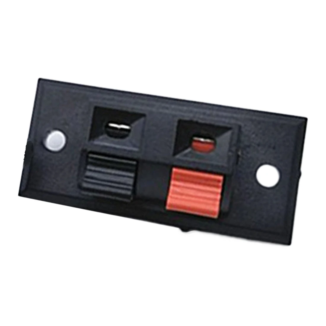 

External wiring socket 5 Pcs 2 Positions Connector Terminal Push in Jack Spring Load Audio Speaker Terminals