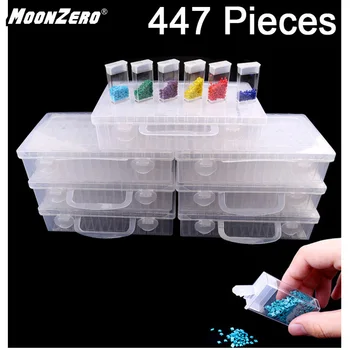 

New Diamond embroidery diamond painting tool! Daimond transparent plastic storage box, jewelry Drill Storage Box Gift