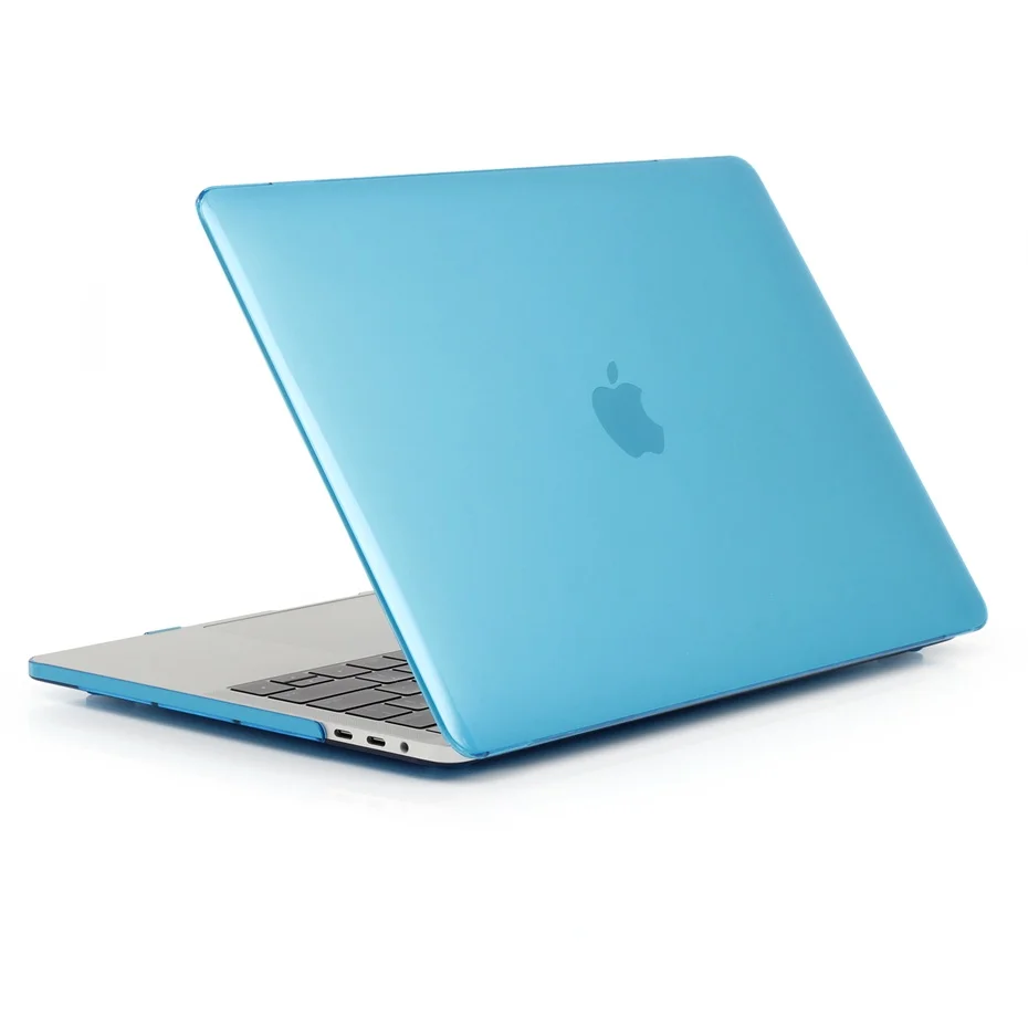 Чехол для ноутбука macbook air 13 чехол для Apple macbook air Pro retina 11 12 13 15 для mac book New Pro 13 15 дюймов с сенсорной панелью - Цвет: Небесно-голубой