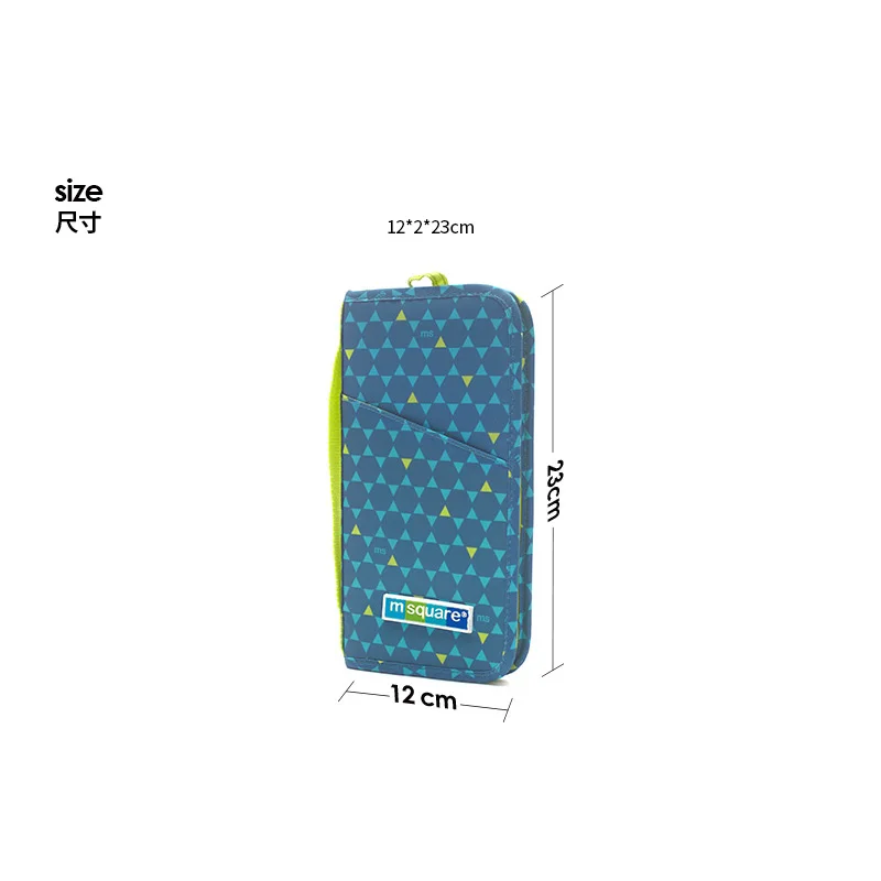 M квадратная дорожная Обложка для паспорта RFID кредитный держатель для карт RFID Блокировка Органайзер кошельки Держатель ID, визитной карточки