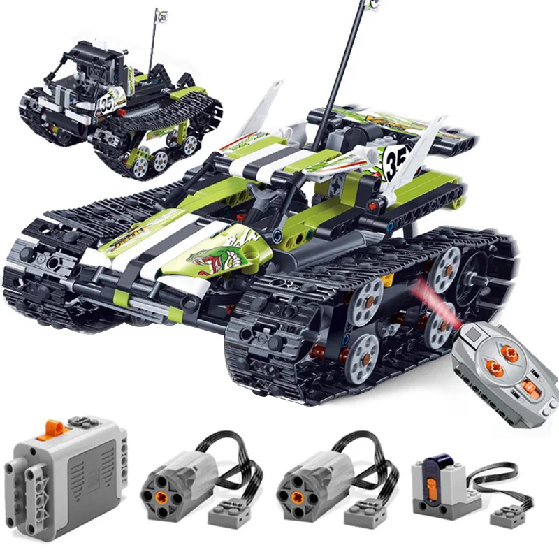 

2 in 1 Remote Control Car Compatible Technic Model Building Blocks 432 Pcs Bricks Boy Birthday Gift Toys For Children