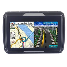 8 ГБ и fm! Цвет черный 4.3 » водонепроницаемый IPX7 Bluetooth GPS навигатор для мотоцикла + 4 ГБ флэш + множество профессиональных картами стран
