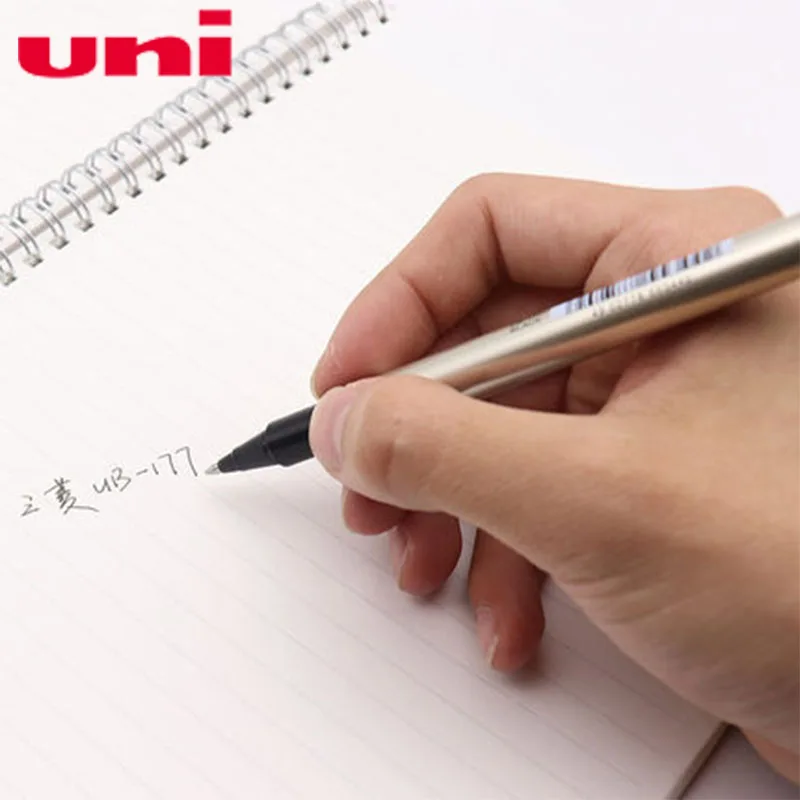 Uni UB 177 шариковая ручка 0 7 мм прямая жидкая Бизнес ветер офис черная
