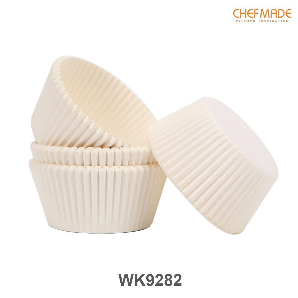 

CHEFMADE Paper Cupcake Liner ,100PCS 7cm*3.3cm Muffin Paper Baking Cup, Cupcake Cases, FDA Approved