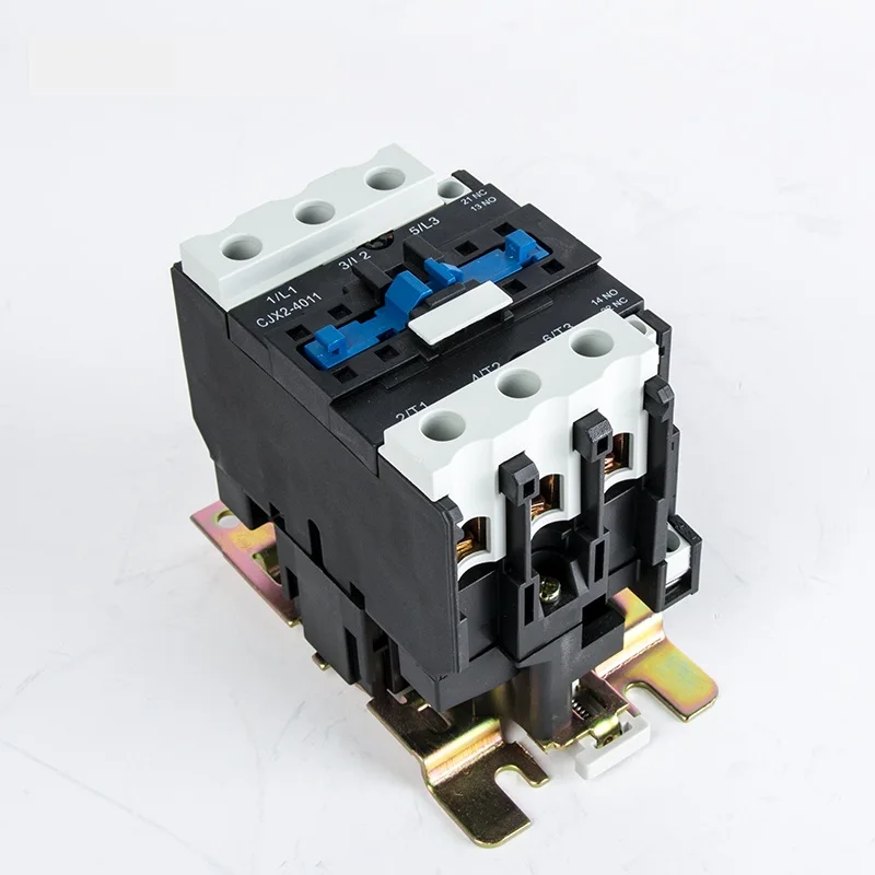 CJX2-4011 4001 контактор переменного тока 40A 3 фазы 3-полюсный без катушки напряжение 380 В 220 В 24 В 50 Гц на din-рейку 3P+ 1NO 1NC контактор