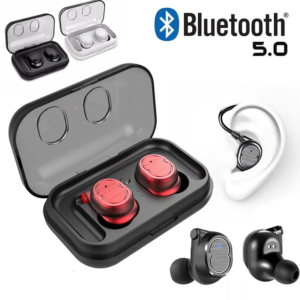 

tws-8 Bluetooth Earbuds 5.0 TWS Wireless Headsets Mini Earphones HiFi Sound Sport Waterproof HD MIC Handsfree For iPhone Huawei
