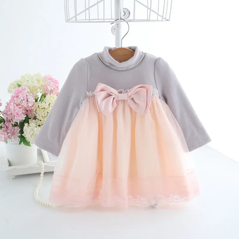 Wholesale 5pcs/lot Winter Clothes Baby Girl Dress Ball Gown for