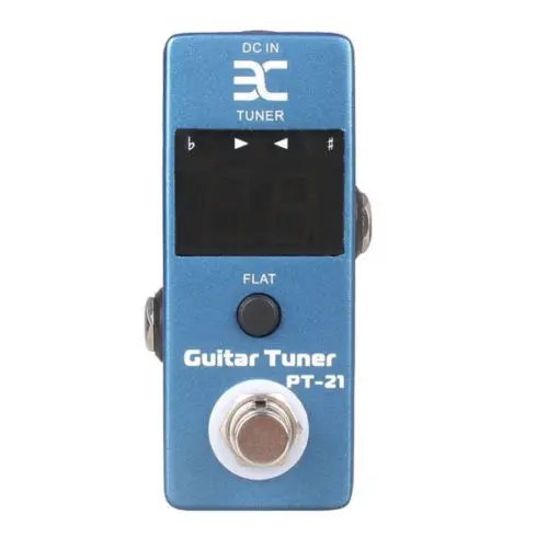 

ENO EX Micro PT-21 LED Stage Mini Guitar Pedal Tuner Compact EffectsTrue Bypass PT-21