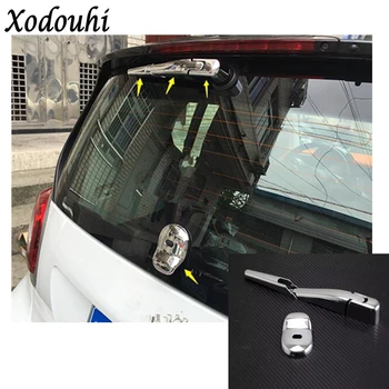 

For Benz smart fortwo 2015 2016 2017 2018 Car Body styling trim ABS chrome car rear glass wiper nozzle cover tail window frame