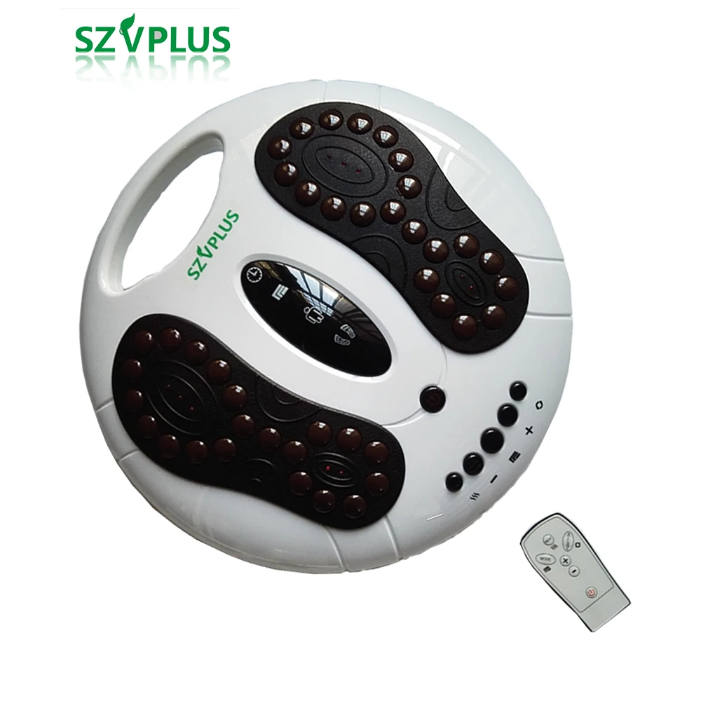 Tourmaline Heating Electric Foot Massager Reflexology SPA With Low Frequency Pulse Acupuncture EMS TEN Circulation Booster