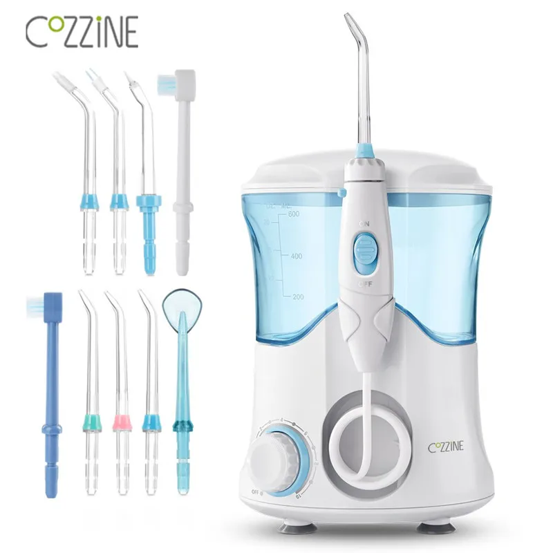 

600ml COZZINE Dental Flosser Oral Irrigator Water Flosser Water Floss Tooth Pick Teeth Cleaner Oral Hygiene Irrigation Jet FC169