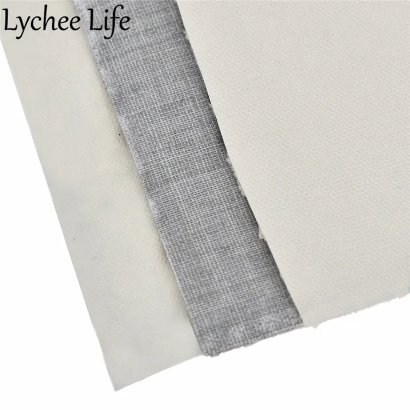 Lychee Life блестящая кружевная искусственная ткань A4 из искусственной кожи, ткань ручной работы, современная домашняя одежда, текстиль, швейная одежда, аксессуары