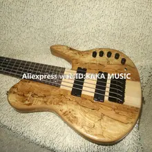 Новое поступление 6 струн один кусок шеи электрический бас Деревянный Высокое качество гитары